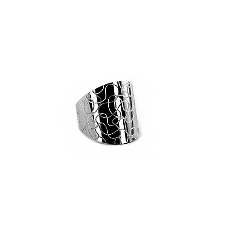 Ženski srebrni prstan z nastavljivo velikostjo